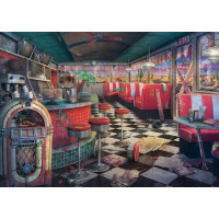 RAVENSBURGER Puzzle Opuštěná místa: Chátrající bistro 1000 dílků