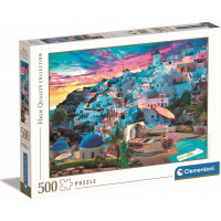 CLEMENTONI Puzzle Pohled na Santorini 500 dílků