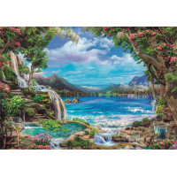 CLEMENTONI Puzzle Ráj na zemi 2000 dílků
