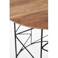 Konferenční stolek MUSA - černý/ořech