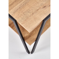 Konferenční stolek VOLT - černý/dub zlatý