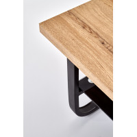 Konferenční stolek SPIN - dub přírodní/černý