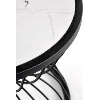 Konferenční stolek MIKE - černý/bílý