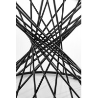 Konferenční stolek LUBA - černý/kouřové sklo
