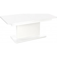 Konferenční stolek BUTTI - bílý - rozkládací a zvedací