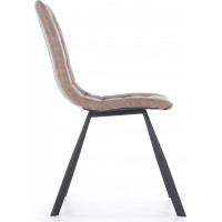 Jídelní židle MONIQUE - hnědá / černá