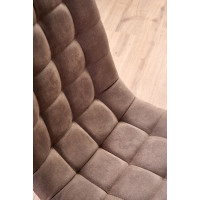 Jídelní židle MONIQUE - hnědá / černá
