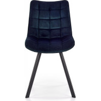 Jídelní židle STEFANIA - tmavě modrá / černá
