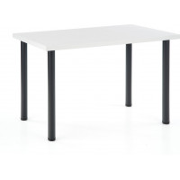Jídelní stůl DOME 120x75x68 cm - bílý/černý