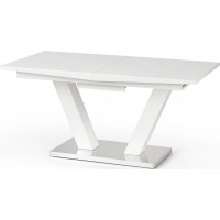 Jídelní stůl VIZE 160(200)x90x76 cm - rozkládací - bílý