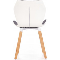 Jídelní židle FRANCOISE - šedé / bílé