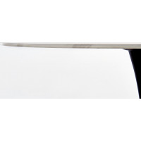 Jídelní stůl AMBRÓSIE - 90x72 cm - sklo/černý