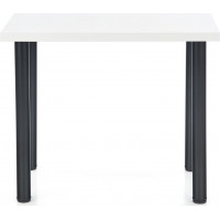 Jídelní stůl DOME 90x60x75 cm - bílý/černý