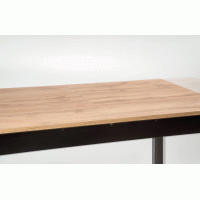 Jídelní stůl COBE 120x68x77 cm - dub wotan/černý