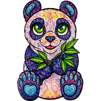 PUZZLER Dřevěné puzzle Sladká panda Amy 100 dílků