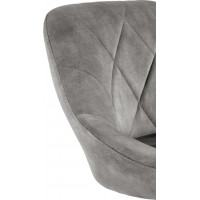 Barová židle LINDA - šedá - výškově nastavitelná
