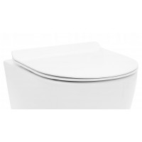 Duroplast sedátko na WC REA - FLAT - bílé