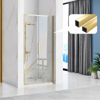 Rozšiřující profilová lišta MAXMAX Rea ke sprchovým koutům a dveřím - zlatá