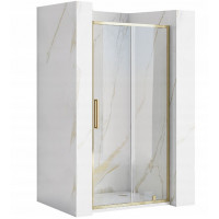 Sprchové dveře MAXMAX Rea RAPID slide 100 cm - zlaté