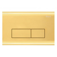 Ovládací tlačítko splachovadla - zlaté - dvojčinné - plastové - typ H