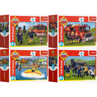 TREFL Displej Puzzle Požárník Sam 54 dílků (40 ks)