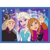 TREFL Puzzle Disney 100 let: Disneyho veselý svět 4v1 (35,48,54,70 dílků)