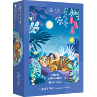 TREFL Puzzle UFT Velvet Soft Touch: Tygrův šlofík 500 dílků