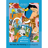 TREFL Puzzle UFT Velvet Soft Touch: Žádná bolest, žádné malby 500 dílků
