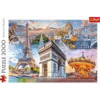 TREFL Puzzle Víkend v Paříži 2000 dílků