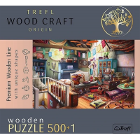 TREFL Wood Craft Origin puzzle Poklady na půdě 501 dílků