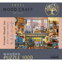 TREFL Wood Craft Origin puzzle Starožitnictví 1000 dílků