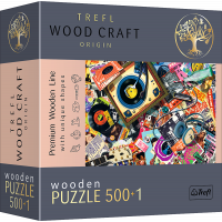 TREFL Wood Craft Origin puzzle Ve světě hudby 501 dílků
