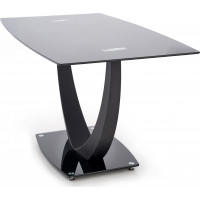 Jídelní stůl AHSTON 140x80x75 cm - černý