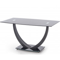 Jídelní stůl AHSTON 140x80x75 cm - černý