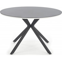 Jídelní stůl VELAR - černý/bílý