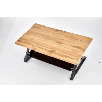 Konferenční stolek XAVIER-2 - černá/přírodní