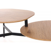Konferenční stolek CASCADA - zlatý dub/černý