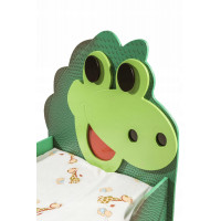 Dětská postel 3D DINO 160x80 cm - zelená