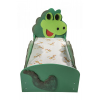 Dětská postel 3D DINO 200x90 cm - zelená
