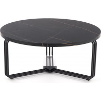 Konferenční stolek ANIKA L - černý mramor/černý