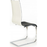 Jídelní židle PAMELA - černá/bílá