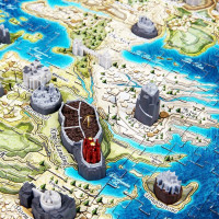 4D Cityscape 4D puzzle Hra o trůny: Westeros mini 367 dílků