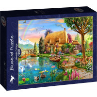 BLUEBIRD Puzzle Chata u jezera 1000 dílků
