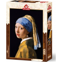 ART PUZZLE Puzzle Dívka s perlou 1000 dílků