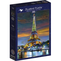 BLUEBIRD Puzzle Eiffelova věž při západu slunce, Paříž, Francie 1000 dílků