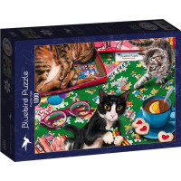 BLUEBIRD Puzzle Kočičí skládači 1000 dílků