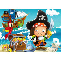 BLUEBIRD Puzzle Poklad pirátů 48 dílků