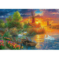 CASTORLAND Puzzle Holandská idylka 1000 dílků