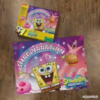 AQUARIUS Puzzle SpongeBob SquarePants: Představivost 500 dílků