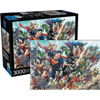 AQUARIUS Puzzle Svět DC Comics 3000 dílků